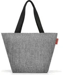 Reisenthel shopper M, Stoffbeutel, Grau, Polyester, Einfarbig, 15 l, 510 mm - Grau