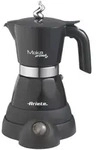 Ariete 1358, Elektrische Espressokanne, 480 W, Schwarz - Schwarz