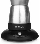 Orbegozo KFE 660, Elektrische Espressokanne, Kaffeebohnen, Schwarz, Edelstahl -