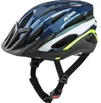 Fahrradhelm Alpina MTB17 Dunkelblau und Neon 54-58 - Blau