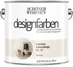 Sch&ouml;ner Wohnen Designfarben 2,5 Ltr. Leichtes Leinenbeige Nr. 10 - Wei&szlig;
