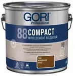 GORI Professional 88 COMPACT, Mittelschicht-Holzlasur, nussbaum, 2,5 l - Braun