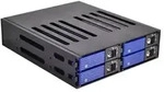 FANTEC MR-SA1041, SAS + SATA I,II & III Backplane f&uuml;r 4x 2,5" HDD, schwarz