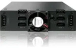 Icy Dock MB996SK-6SB, Schwarz, Metall, 9.5 mm, 1 L&uuml;fter, 4 cm, 12 Gbit/s