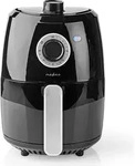 Nedis Hei&szlig;luft Friteuse - Timer: 0.5 h - Analog - Aluminium / Schwarz -