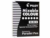 PILOT Tintenpatronen für Füllhalter Parallel Pen schwarz (6 Patronen)