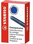 Tintenpatrone zum Nachf&uuml;llen - STABILO Refill - 6er Pack - blau (l&ouml;schbar) - Blau