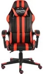 vidaXL Gaming-Stuhl Schwarz und Rot Kunstleder - Rot