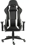 vidaXL Gaming-Stuhl Drehbar Wei&szlig; PVC - Wei&szlig;