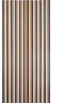 Conacord Streifenvorhang 90 x 200 cm - Braun