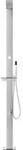 vidaXL Gartendusche 220 cm Edelstahl - Silber