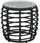 vidaXL 3-tlg. Bistro-Set Poly Rattan Schwarz - Schwarz
