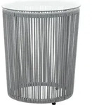 vidaXL 3-tlg. Bistro-Set mit Kissen PE-Rattan Grau - Grau