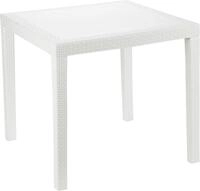 Ipae-Progarden King, Wei&szlig;, Polypropylen (PP), Rechteckige Form, 4 Bein(e), 790 mm,