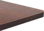 vidaXL Bistrotisch Dunkelbraun 60x60 cm MDF - Braun