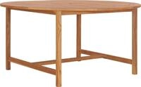 vidaXL Gartentisch 150x76 cm Massivholz Teak