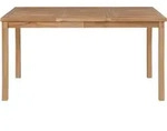 vidaXL Gartentisch 150x90x77 cm Massivholz Teak - Braun