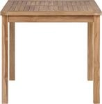 vidaXL Gartentisch 80x80x77 cm Massivholz Teak