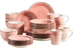 M&auml;ser 931615 Kombiservice Lumaca f&uuml;r 6 Personen, Steingut, rosa (1 Set,...