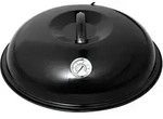 Paella World Backhaube f&uuml;r Paella-Grill Gusseisenplatte &Oslash; 42 cm Stahl mit