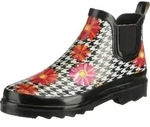 Beck Damen Gummistiefel Regenstiefel Kurzschaft Stiefel Stiefelette, Farbe:Schwarz,