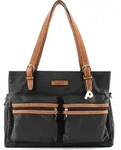 PICARD Schultertasche Umh&auml;ngetasche Sonja Shopper Anthrazit grau - Grau