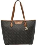 L.CREDI Handtasche Filiberta Shopper Brown dunkelbraun - Dunkelbraun