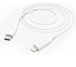 Hama Lade-/Datenkabel USB-C/Lightning, 1.0m, wei&szlig; - Wei&szlig;