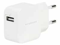 VIVANCO USB Schnelllade Adapter 2.4A, Smart IC, 12W