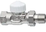 TA Heimeier Th-Unterteil V-exakt II RG, vernickelt, Durchgang 1/2 Zoll, kvs 0,86