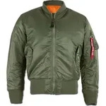 ALPHA INDUSTRIES - Uni MA-1 Heritage Bomberjacke - Gr&ouml;&szlig;e S - Schwarz - S