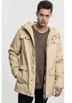 Urban Classics Winterjacke Heavy Baumwolle Parka Beige-S - Beige - S