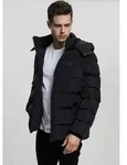 Urban Classics &Uuml;bergangsjacke Herren Hooded Puffer Jacket schwarz XL - Schwarz - XL
