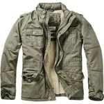 Brandit Winterjacke Herren Britannia Winter oliv Basics 100% Baumwolle XXL - Braun -