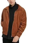 Urban Classics - Boxy Corduroy Kord Jacke braun - S - Braun - S