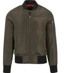 Urban Classics - 2-TONE BOMBER Jacke oliv - S - Schwarz - S
