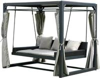 HOME DELUXE Pavillon Gartenliege PROVENCE - 236 x 180 x 210 cm | Doppelliege