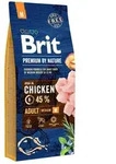 Brit Premium by Nature Adult M, Adult, Mittelgro&szlig; (11-25 kg), Apfel, Huhn, Mais, 15