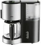 Braun KF 5120 BK, Filterkaffeemaschine, 1,2 l, 1000 W, Schwarz - Schwarz