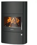 Justus | Kaminofen | Agero W+ | 7 kW | Stahl Schwarz - Schwarz