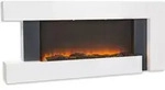 Klarstein Deko Kamin mit LED-Flammen, Elektro Kamin mit Heizung, 2000W...