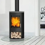Kaminofen Fireplace Zaria Speckstein - Schwarz