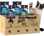 Purina Felix Mix Smak&oacute;w &ndash; Nassfutter f&uuml;r Katzen &ndash; 120 Beutel &agrave; 85 g