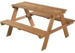 roba Kinder Outdoor+ Sitzgruppe 'Picknick for 4', wetterfeste Sitzgarnitur,
