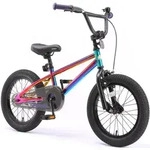 BIKESTAR Kinder Fahrrad ab 4 Jahre | 16 Zoll BMX Kinderrad | Schwarz & Blau -