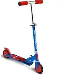 Spider-Man Zusammenklappbarer Roller, Jungen Fu&szlig;bremse Blau/Rot - Blau