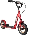 BIKESTAR Tretroller Kinderroller ab 4 - 5 Jahre | 10 Zoll Classic Edition | Rot - Rot