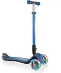GLOBBER ELITE DELUXE LIGHTS &ndash; Tretroller Kinder, 120/80 mm, ABEC 5, 3-r&auml;drig,