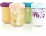 Babymoov Luftdichter Beh&auml;lter f&uuml;r Lebensmittel 4 x 240 ml - Transparent