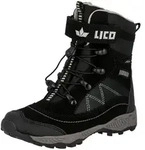 LICO Jungen Snowboot 'Sundsvall VS' schwarz/grau, Kinder:38 EU - Schwarz - 38